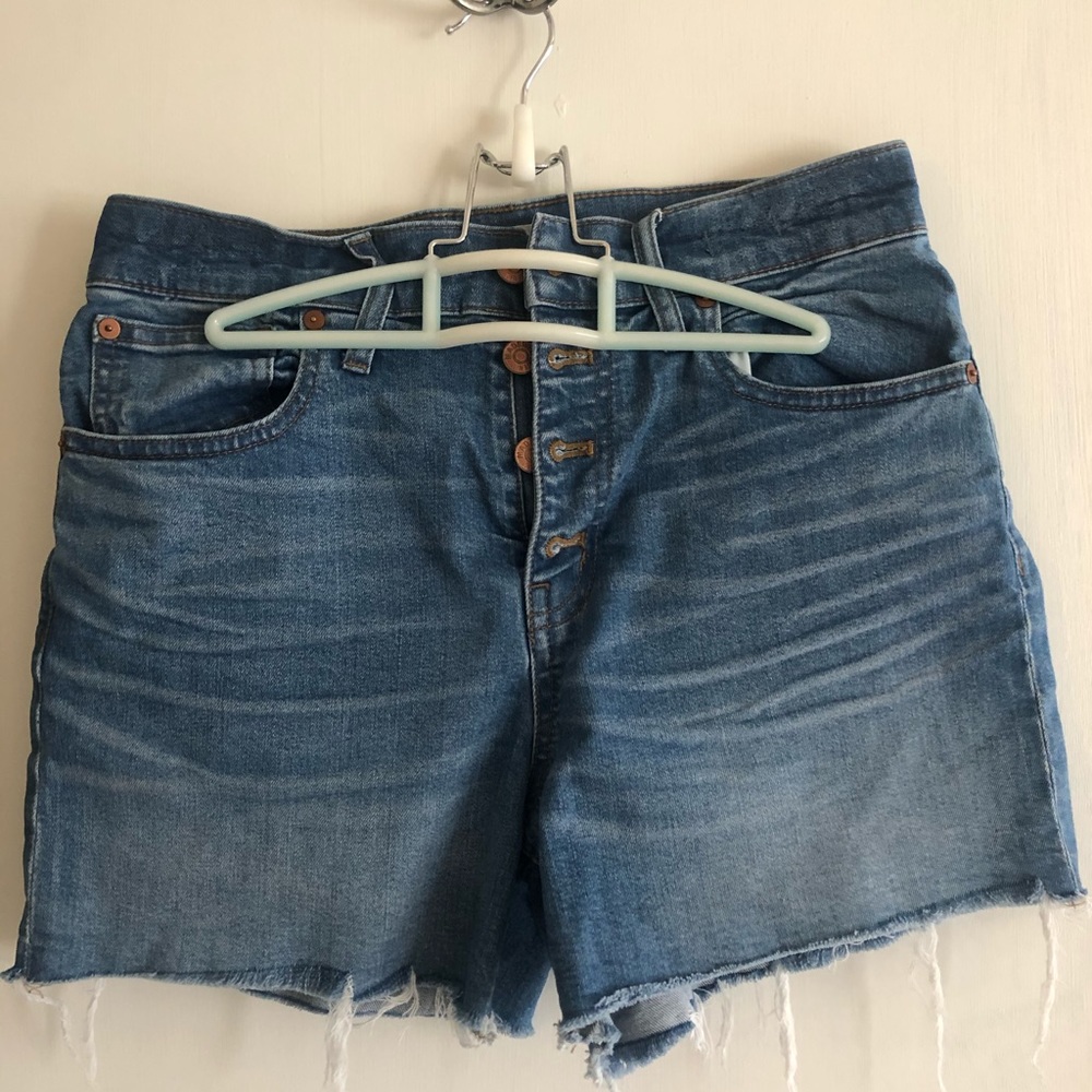 Madewell High Rise Denim Shorts